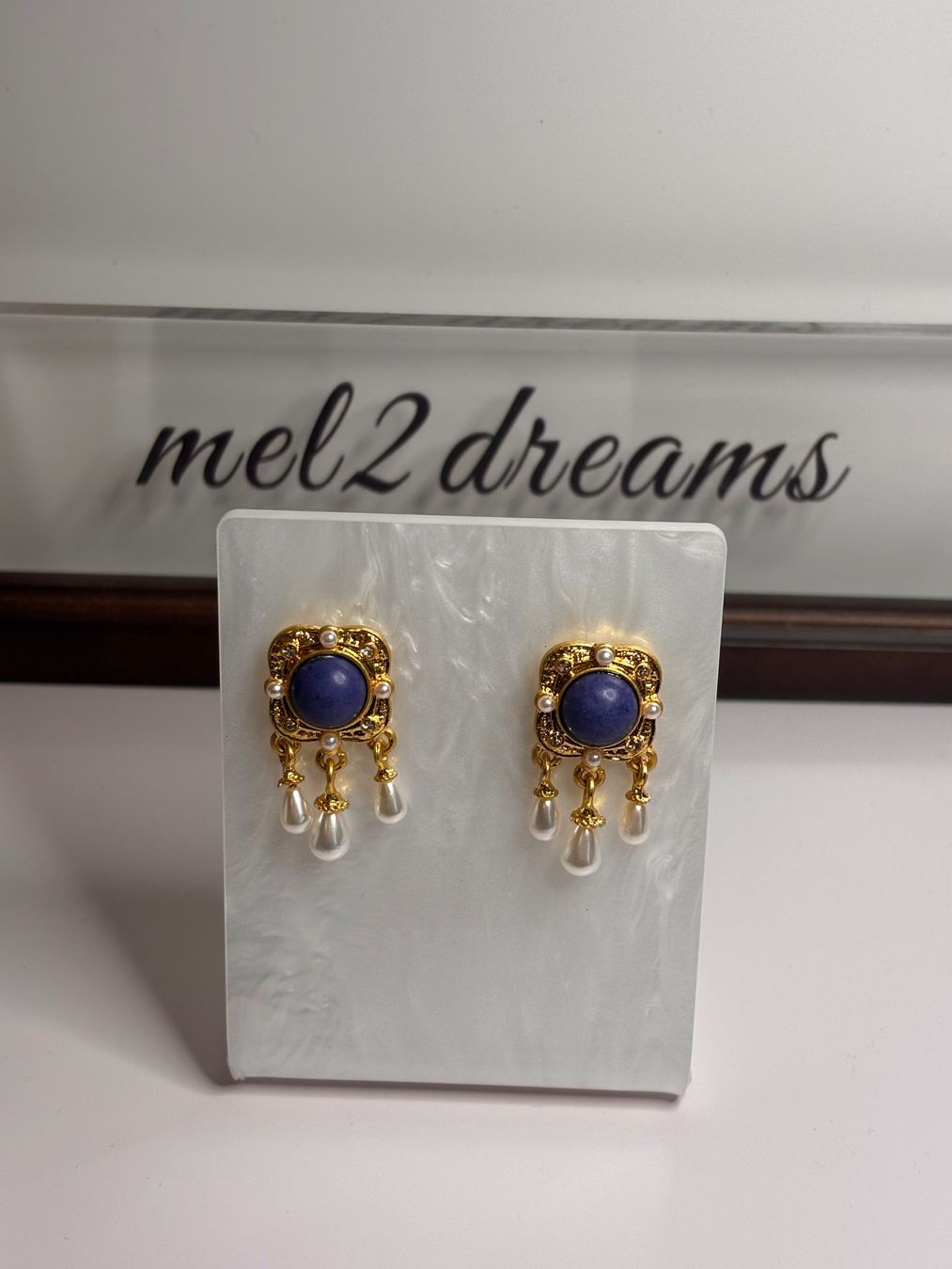 Orecchini pendenti & Orecchini a lobo: Boucles d'oreilles vintage plaquées or – Nuovo (secondo la descrizione) da Lausanne venduto da mel2dreams 2