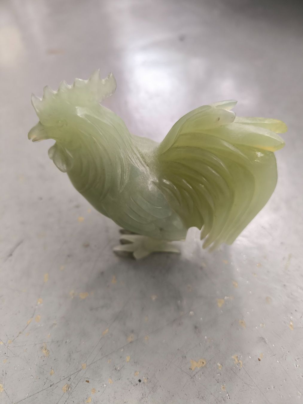 Statuette: Antike, handgeschnitzte Jade-Figur aus China – Usato da Zürich venduto da Decours