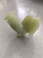 Antike, handgeschnitzte Jade-Figur aus China