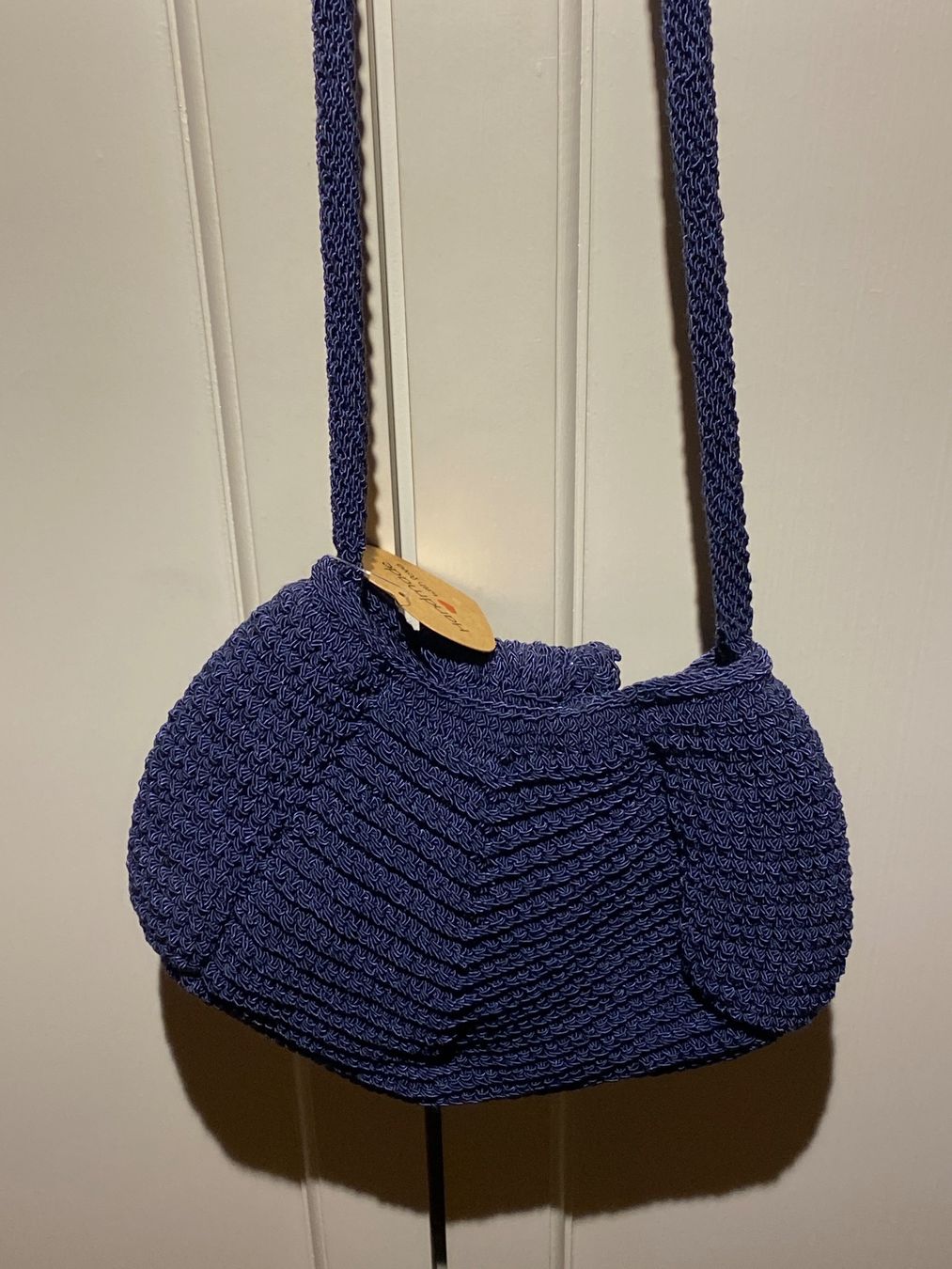 Borse da donna: HANDTASCHE DUNKELBLAU,HANDGEMACHT – Nuovo e nell'imballaggio originale da Meienried venduto da ManuelaBoutique 3