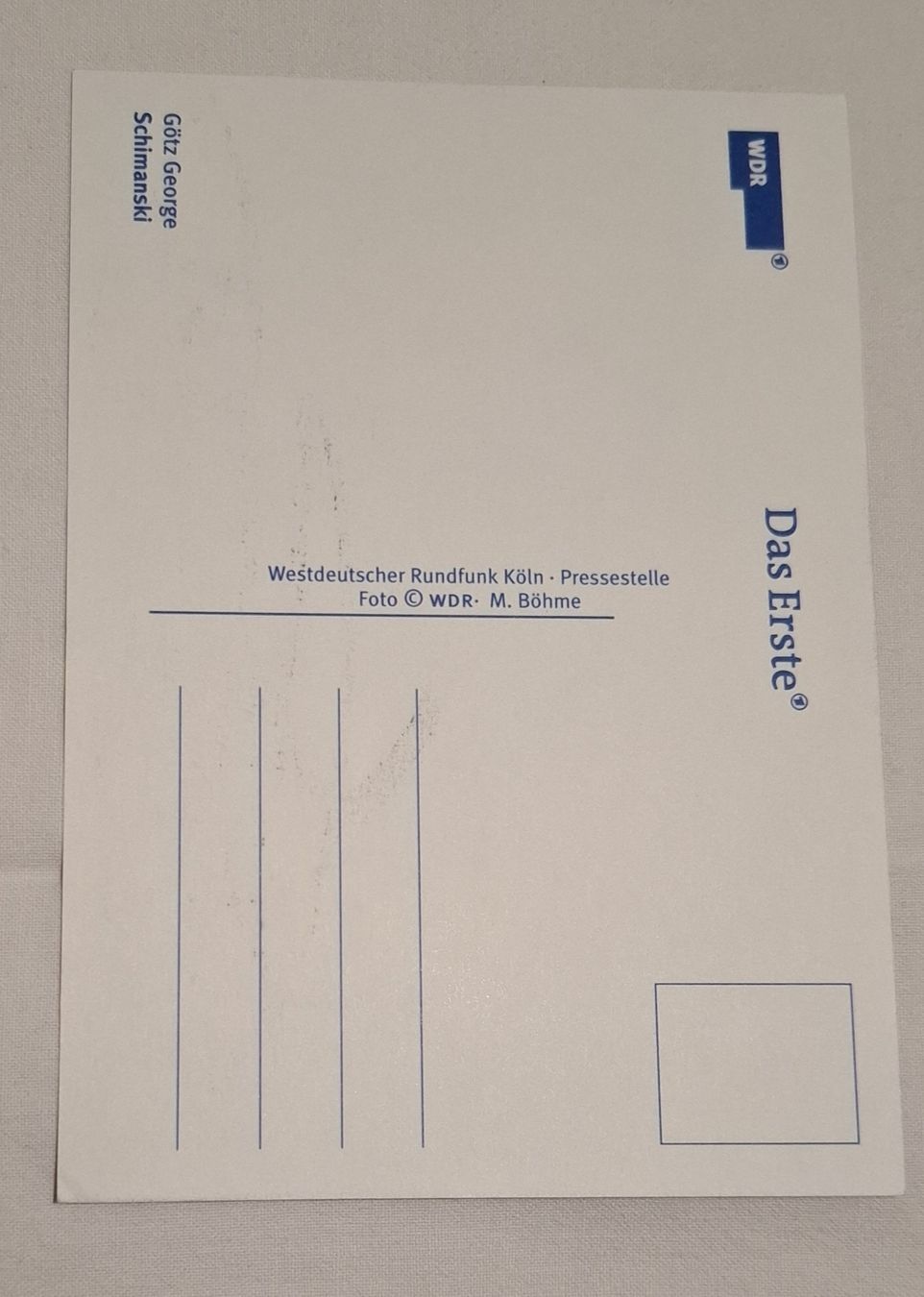 Autografi: Götz George: Biografie + Autogramm – Usato da Zürich venduto da apf_b8zl 9