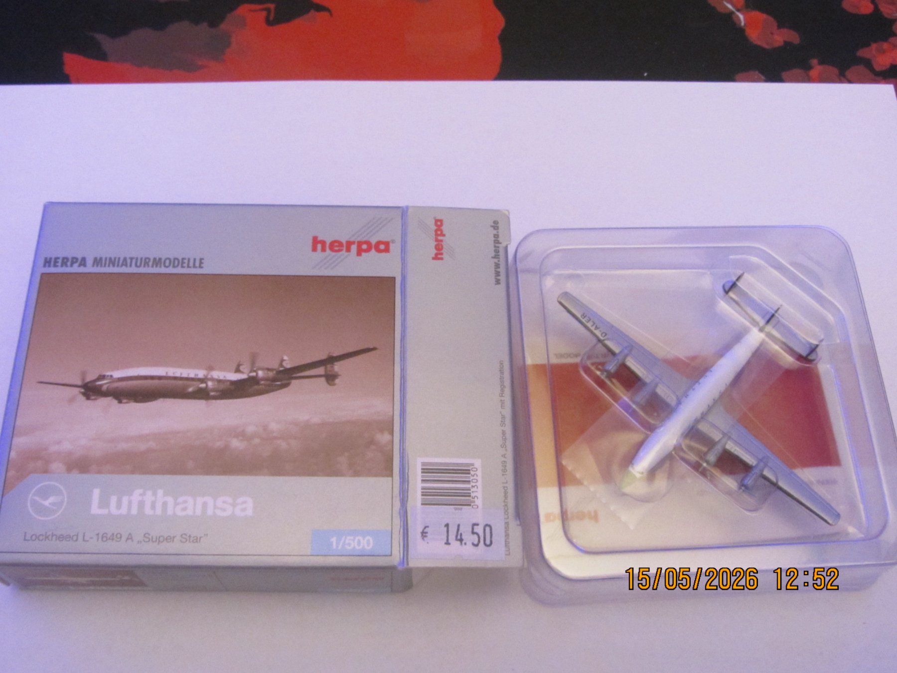 Herpa Kit di modellismo & Modellini statici: Herpa Lockheed L 1049 G 1:500 – Nuovo e nell'imballaggio originale da Kirchberg BE venduto da sonne88 1