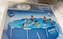 Bestway Steel Pro Pool 3.66m x 84cm - never used