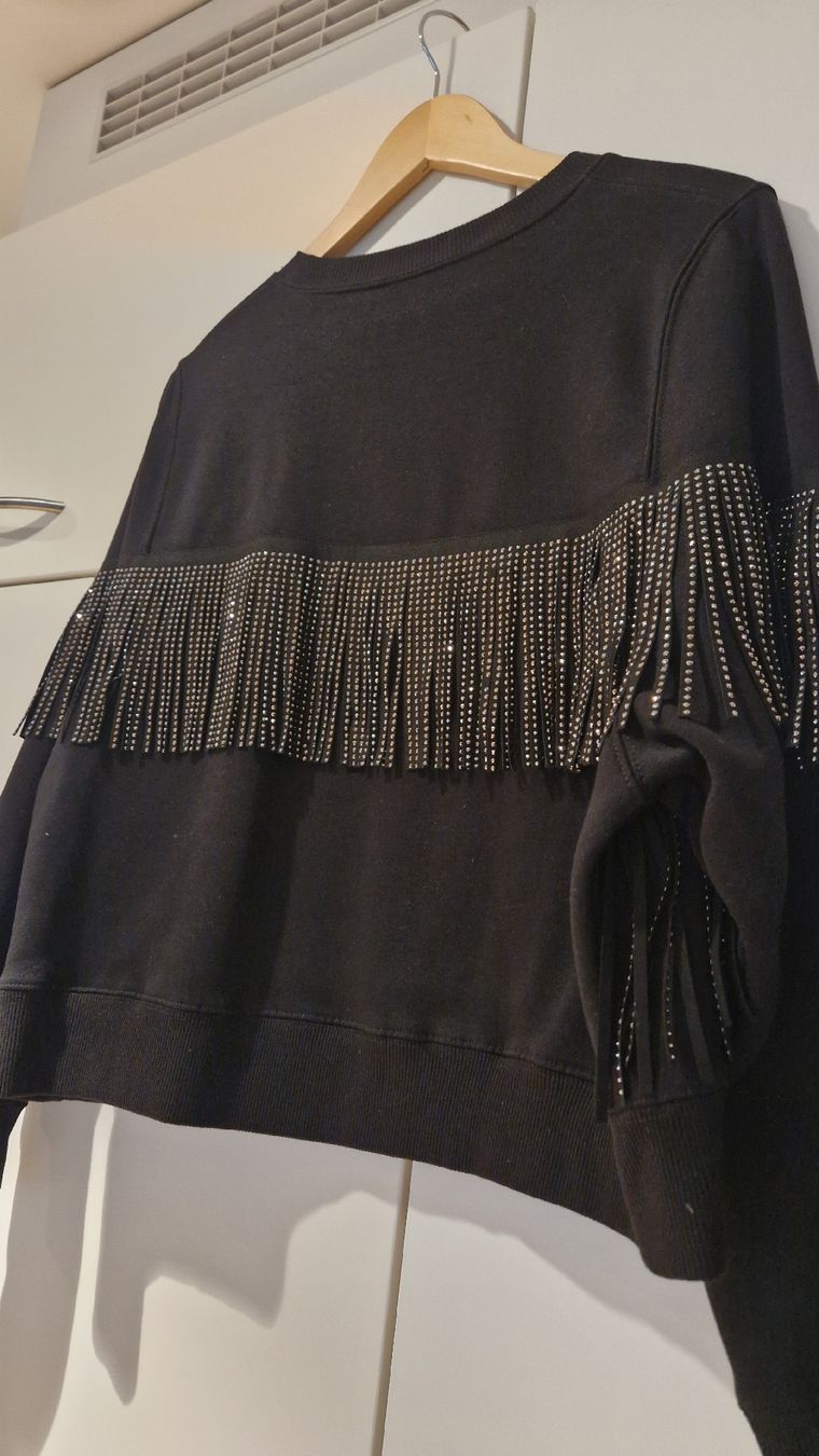 Zara Maglioni & Felpe: pull à franges strassées – Nuovo (secondo la descrizione) da Collombey venduto da Preloveditems 3