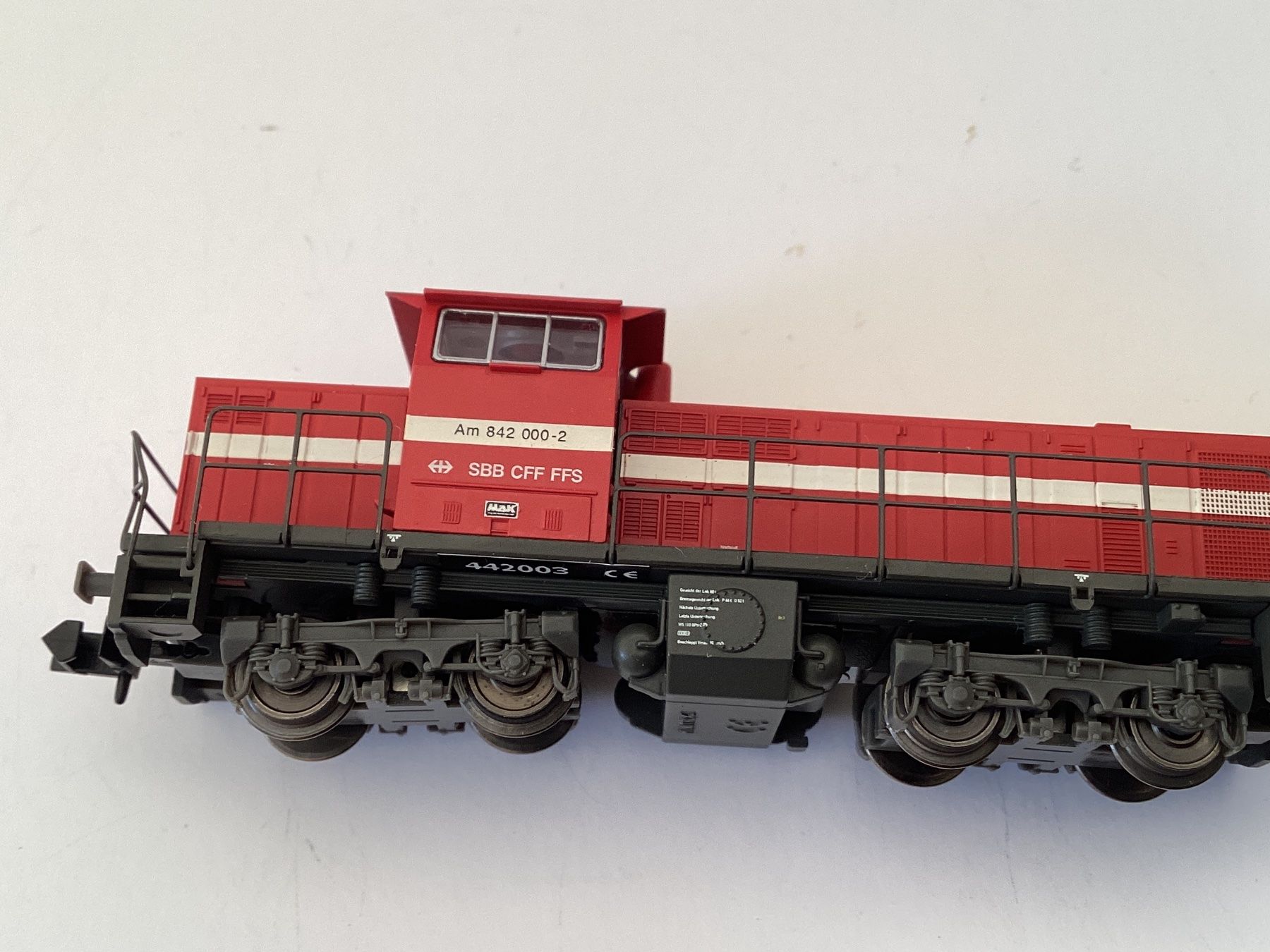 Fleischmann Modellini di ferrovie: Minitrix Am 842 000-2 SBB 1:160 – Difettoso da Effretikon venduto da simtek_de 4