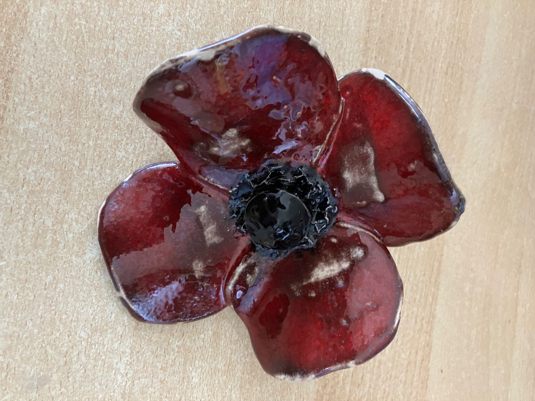 Alle Dekorationen: Deko-Mohnblume aus Ton – Neu (gemäss Beschreibung) aus Sisseln AG von LenaDia