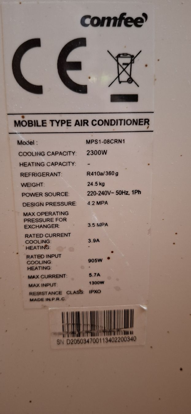 Condizionatori: condizionatore aria Comfee 8000 btu – Usato da morcote venduto da 66paolo 1