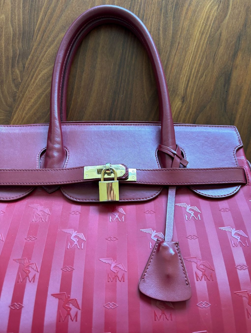 Maison Mollerus Borse da donna: MAISON MOLLERUS Handtasche (dunkelrot) – Usato da Zürich venduto da Tzhkely24 2