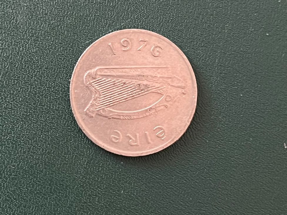 Tutti le monete: 5 Pence Irland 1976 Stier Harpfe – Usato da Neuenhof venduto da Mastermind-73 1