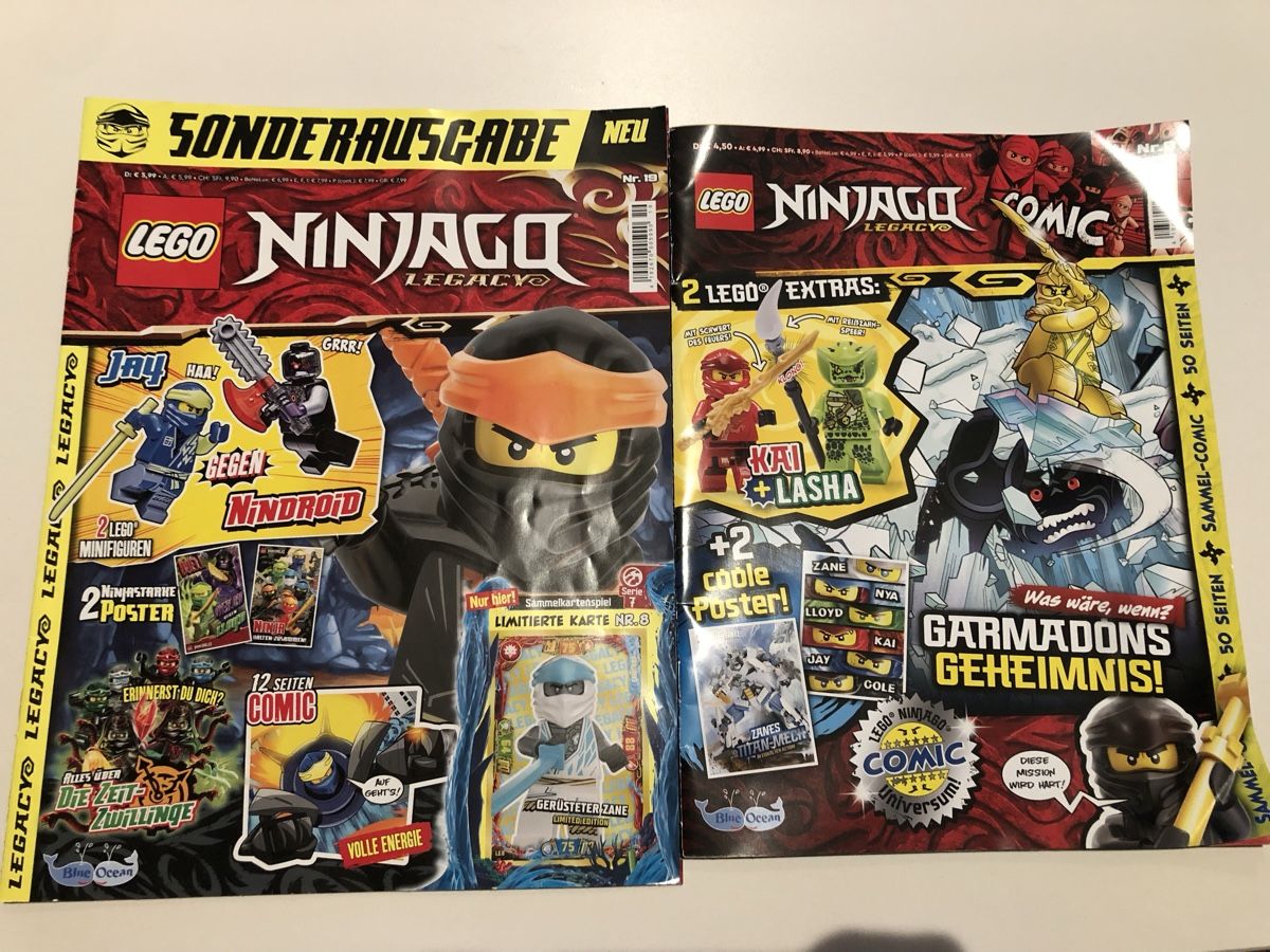 Riviste & Magazine: Zeitschrift Lego Ninjago, 2 Hefte – Usato da Rain venduto da Denbie