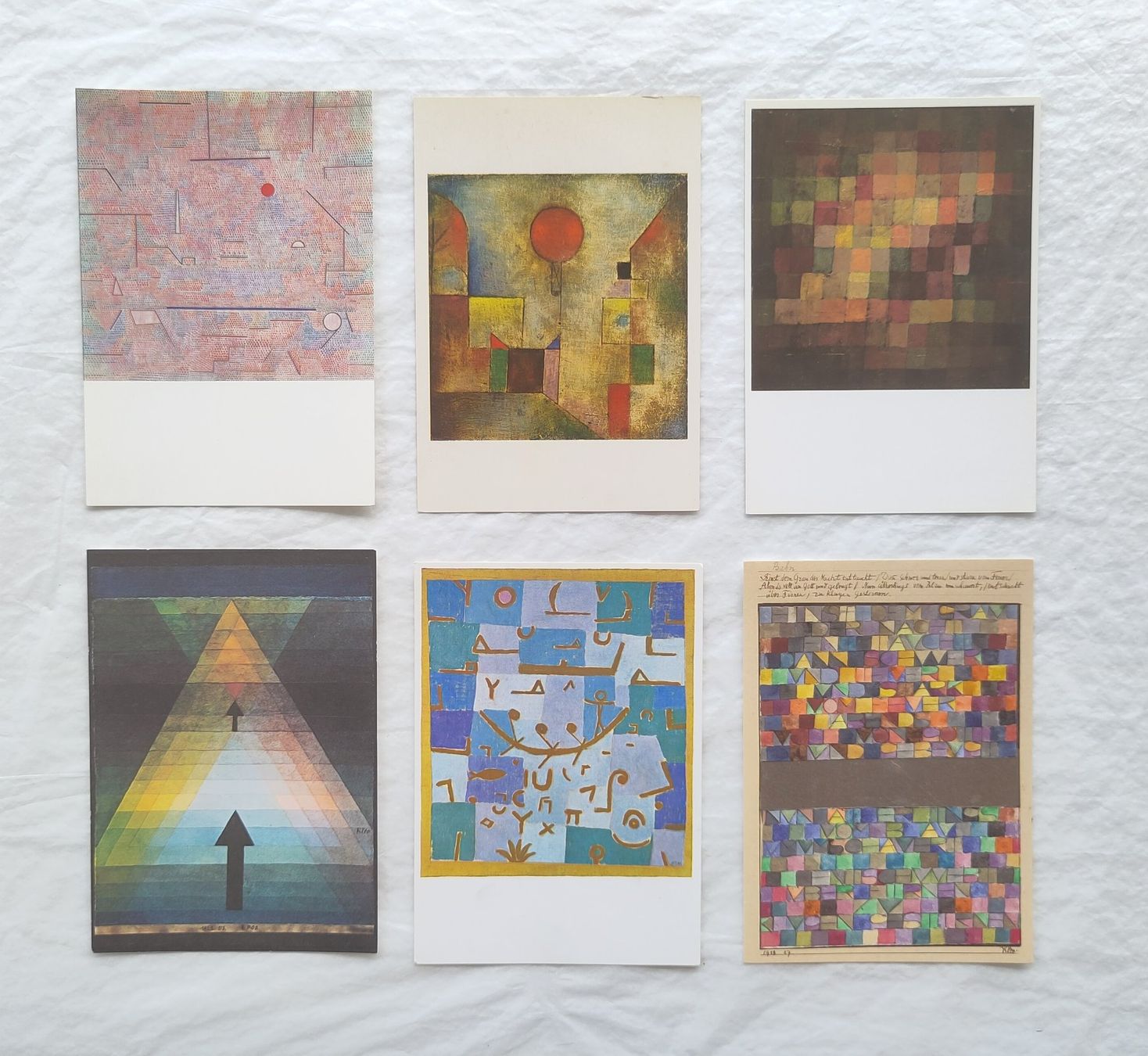 Cartoline postali: 26 AK mit Kunst von PAUL KLEE – Usato da Pfäffikon ZH venduto da rabali 4