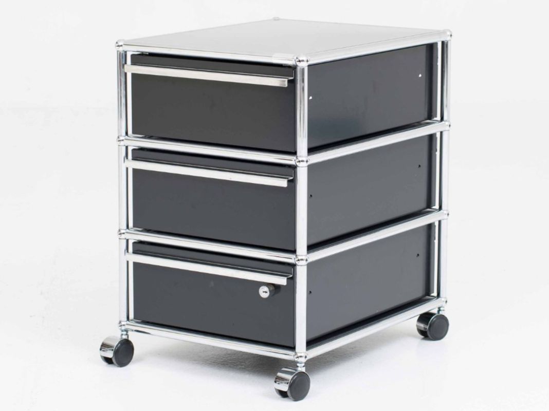 USM Banconi: USM Rollcontainer in Graphitschwarz – Usato da Zürich venduto da STUZH38