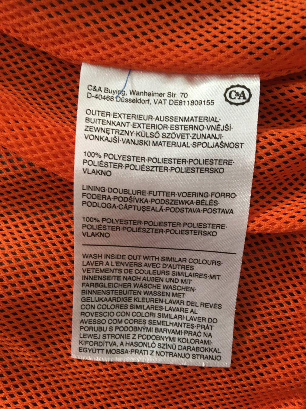 C&A Giacche & Cappotti: Jacke mit Kapuze, Gr. 122 – Usato da Zumikon venduto da meter03 3