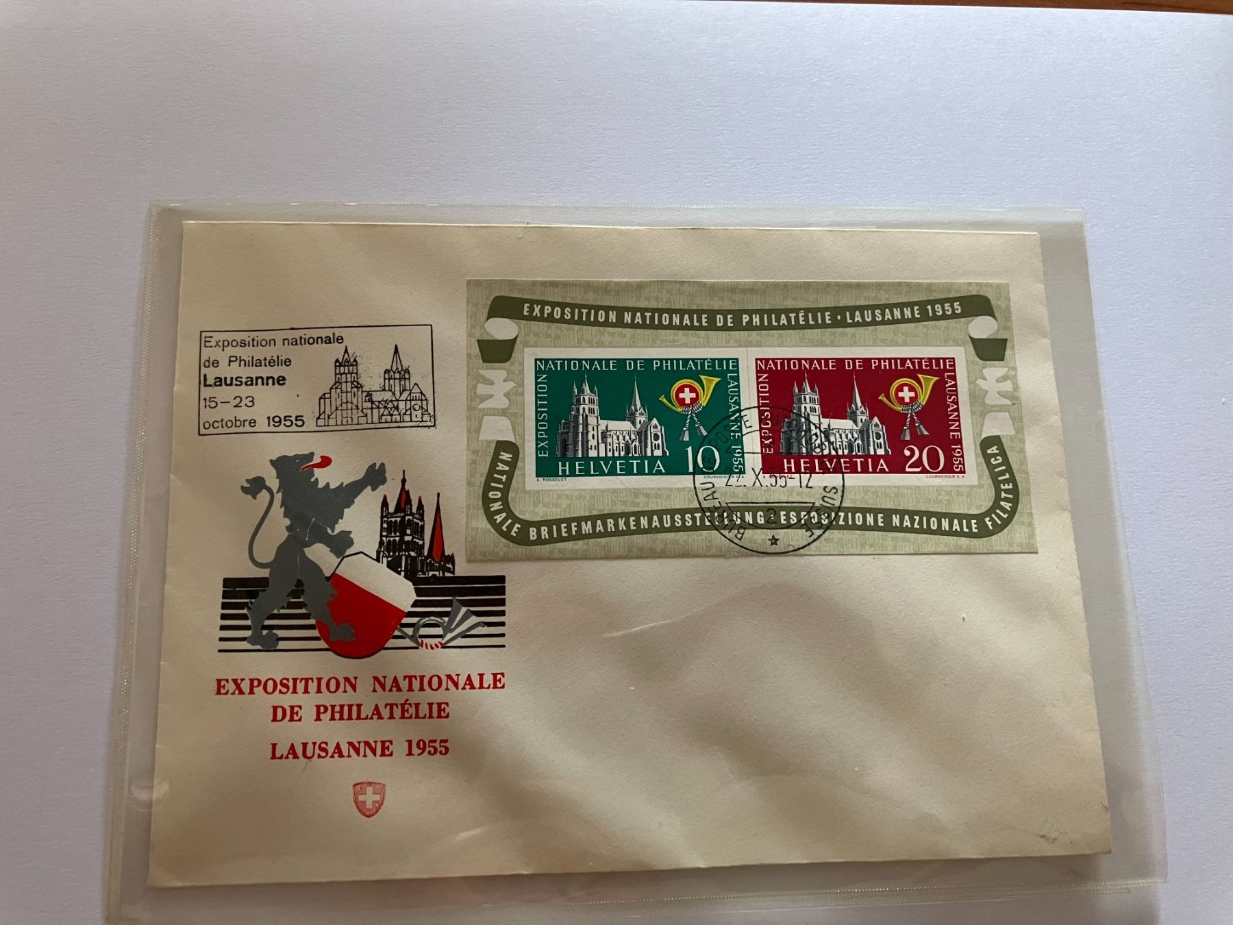 Tous les timbres: Lausanne 1955 – Neuf (Voir description) à Menzingen par Wlukas