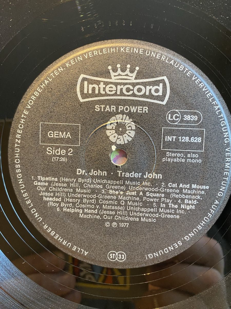 Schallplatten: Dr. John Trader John 1977 – Gebraucht aus Zürich von markus234 3