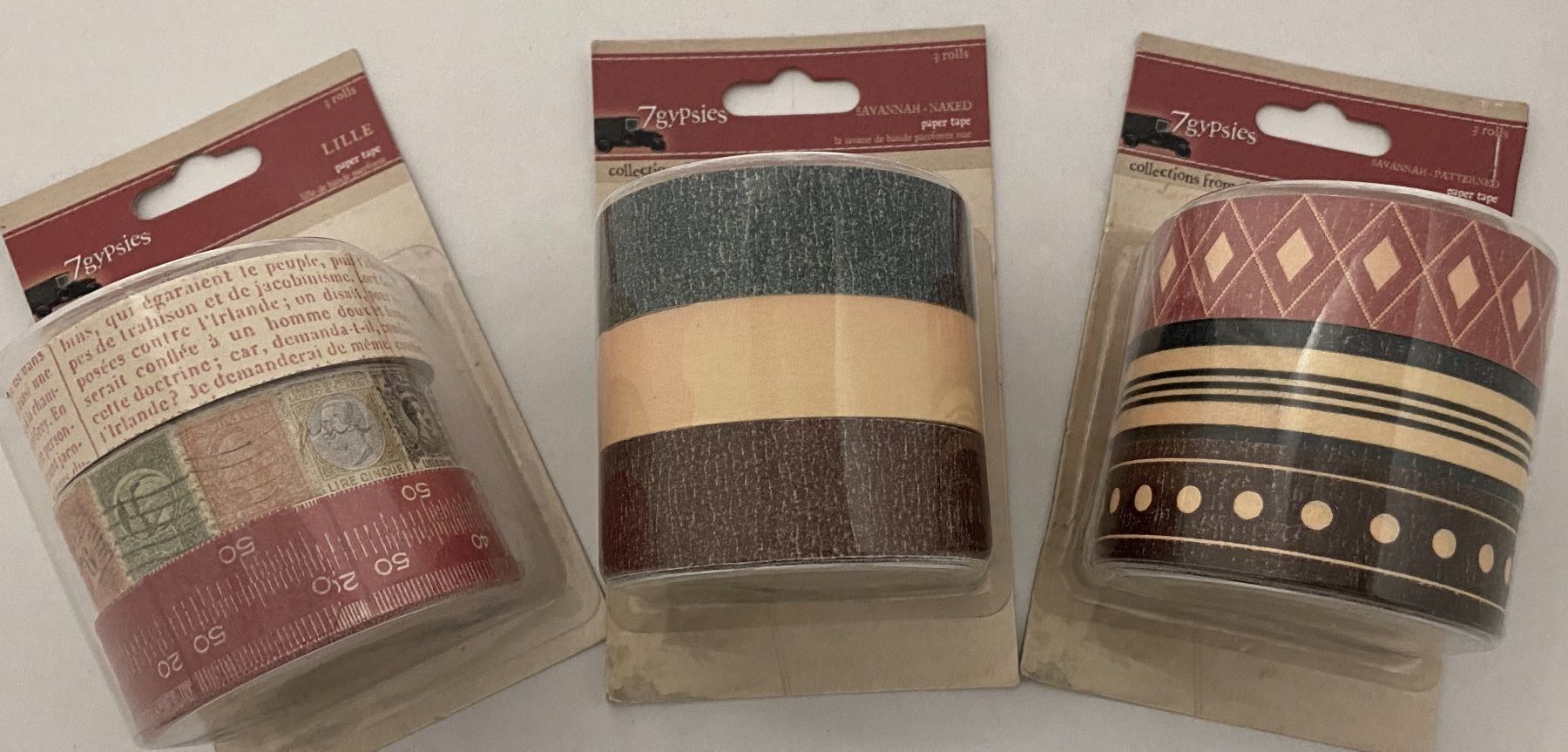 Sonstiges zum Basteln & Handarbeiten: Paper Tape 3 Packs, 9 Rolls – Neu und originalverpackt aus Wichtrach von Mona1994