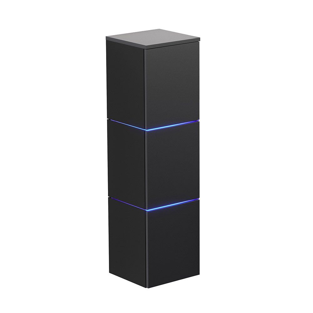 Badezimmermöbel: LED Badmöbel WANGEN Deluxe - L Schwarz – Neu und originalverpackt aus Wallenwil von toesstal-vertrieb 6