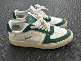 CPHGHN White & Green Leather Trainers - Size 39 EU