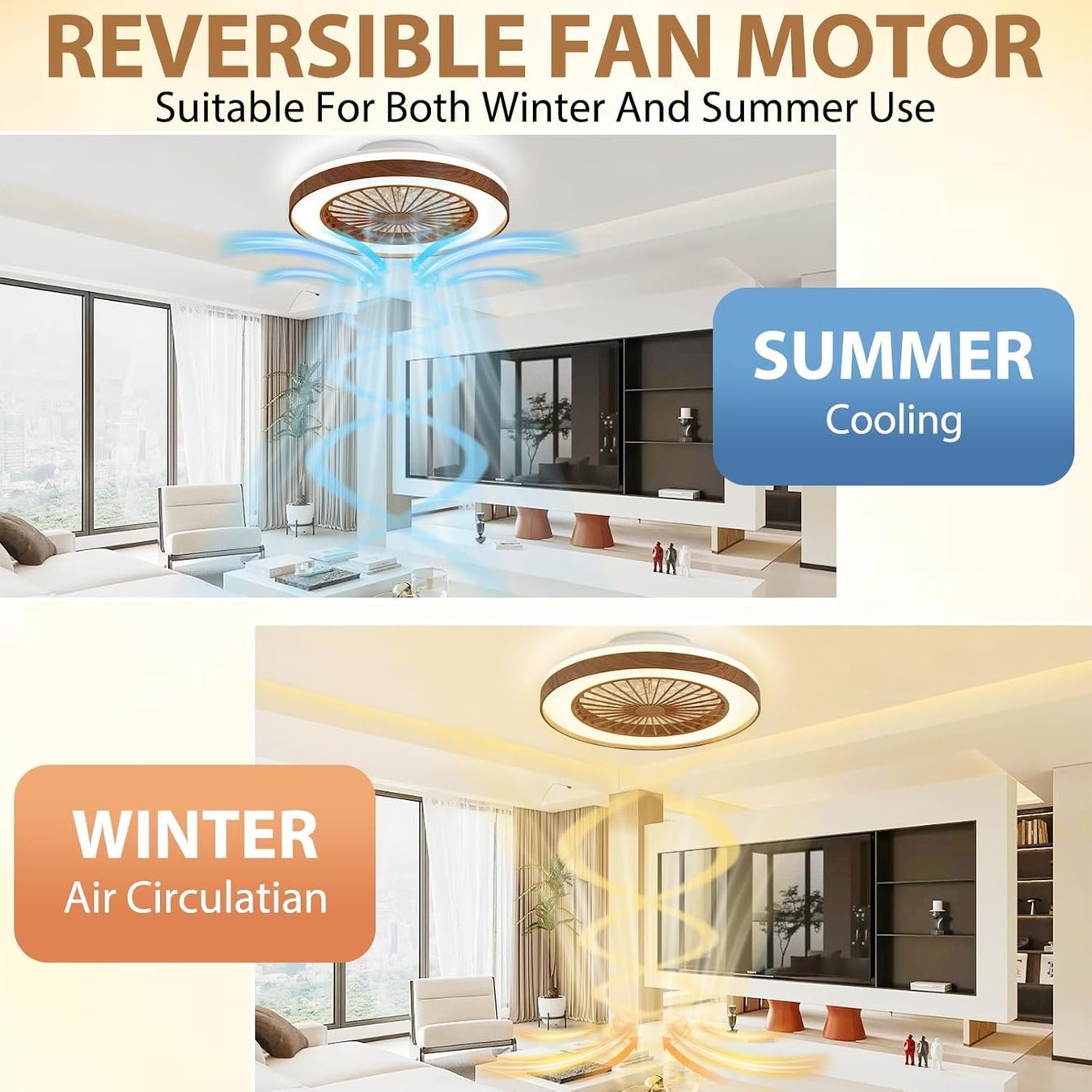 Lampadari & plafoniere: Deckenventilator mit Lampe Ø48 cm Holzoptik dimmbar – Nuovo e nell'imballaggio originale da Zürich venduto da jasminleut 5