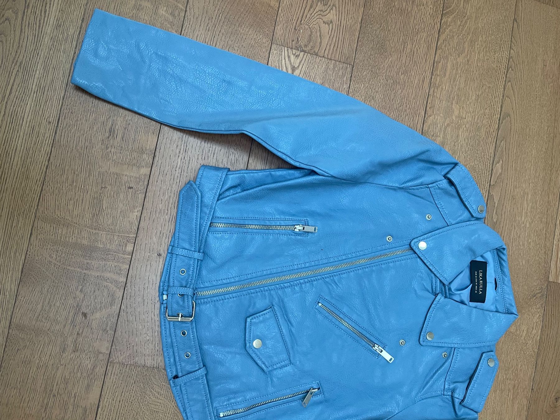 Giacche: Hellblaue Neue Lederjacke in Gr L – Nuovo (secondo la descrizione) da Bassersdorf venduto da Sandy456 2
