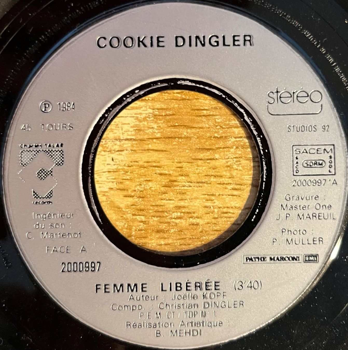 Vinyles: COOKIE DINGLER - FEMME LIBEREE – D'occasion à Bussigny par  2