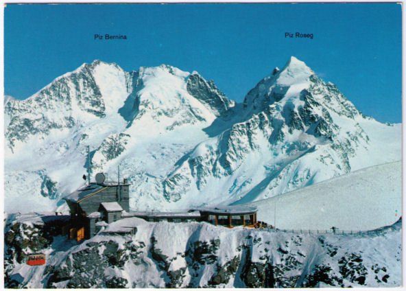 Cartes postales: Silvaplana - Endstation Corvatsch Luftseilbahn – D'occasion à Binningen par Mountainrider