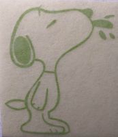 Snoopy Aufkleber für Top Angebot