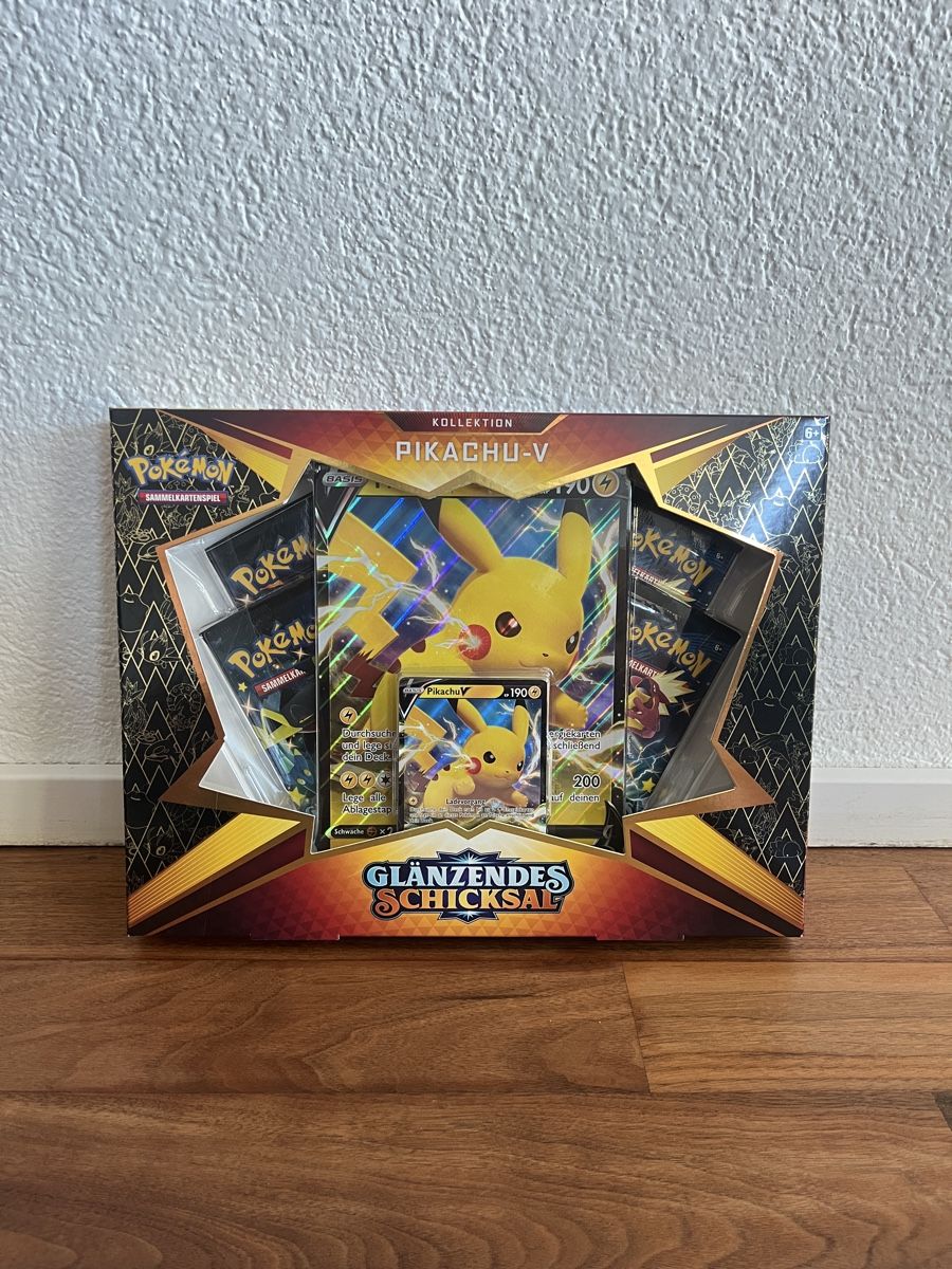 Pokémon Carte collezionabili: Pokémon Glänzendes Schicksal Pikachu V Kollektion – Nuovo e nell'imballaggio originale da Buochs venduto da n0.w0