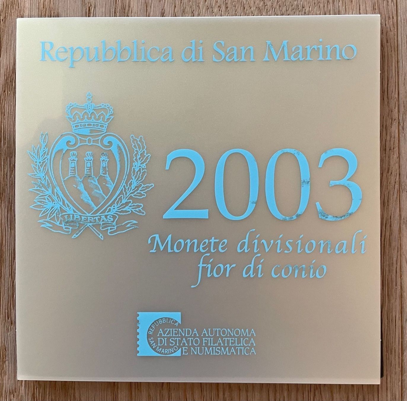 Tutti le monete: 2003 San Marino KMS EURO – Nuovo e nell'imballaggio originale da Hombrechtikon venduto da bettersurfer