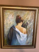 Oil Bild mit Rahmen