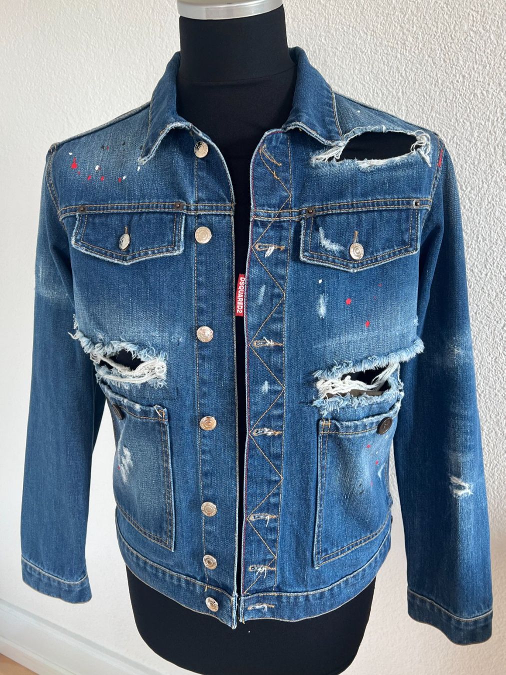 Dsquared2 Giacche: DSQUARED2 Jeans Jacke Gr. 46 – Nuovo (secondo la descrizione) da Worb venduto da farben20zauber