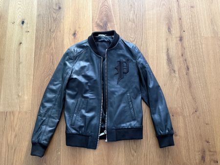 Philipp Plein Lederjacke Herren Gr. 50 / Grösse L