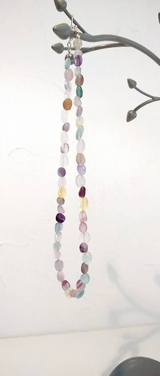 Ketten: Fluorit-Kette multicolor – Neu (gemäss Beschreibung) aus Lupfig von Flowypr6 1
