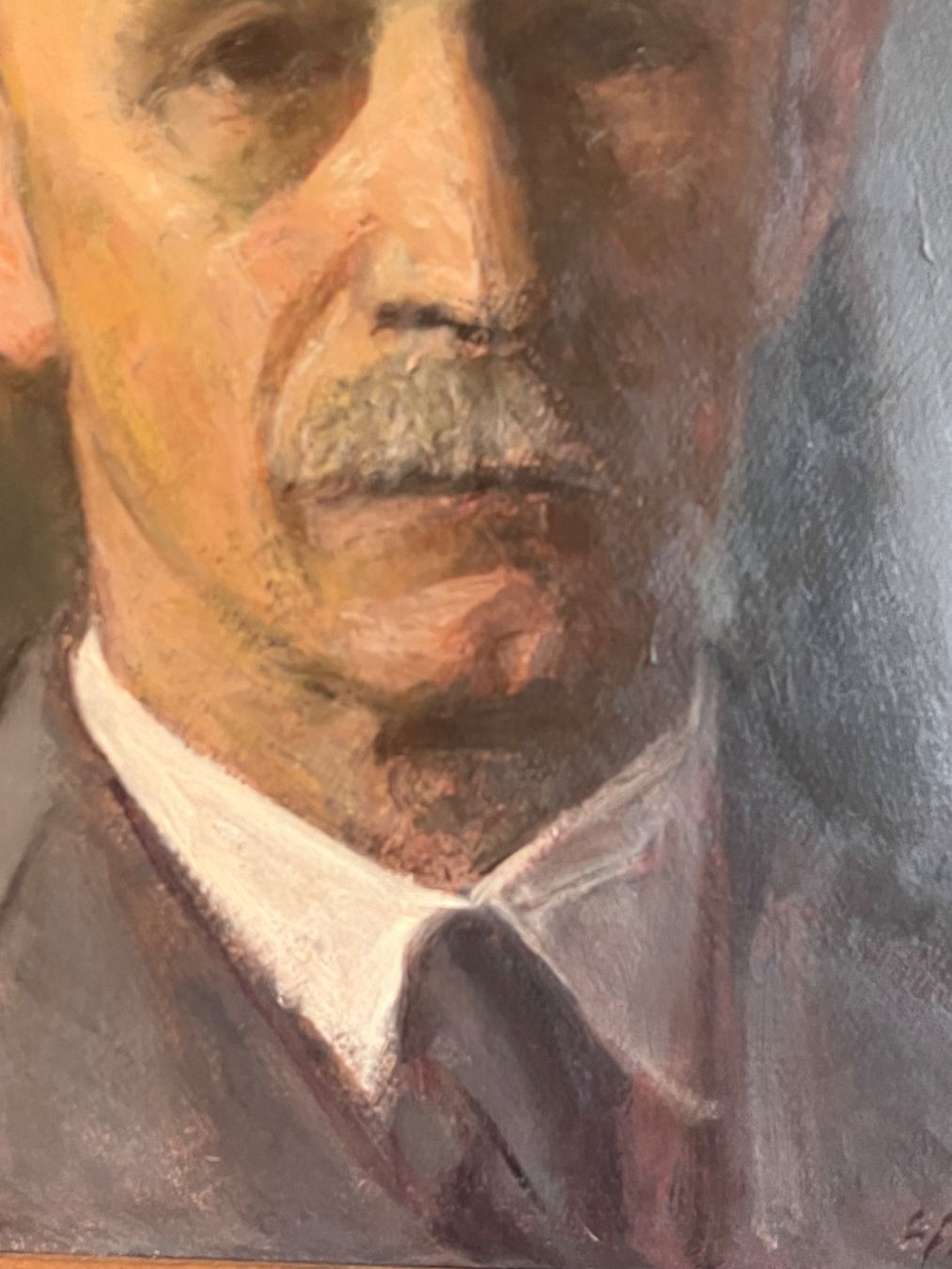 Dipinti: HERMANN MEYER  1878 - 1961 Selbstporträt – Usato da Basel venduto da PAUL_ART 4