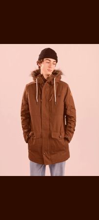 Herren Winterjacke Kazane mit Pelz gefüttert Gr. S