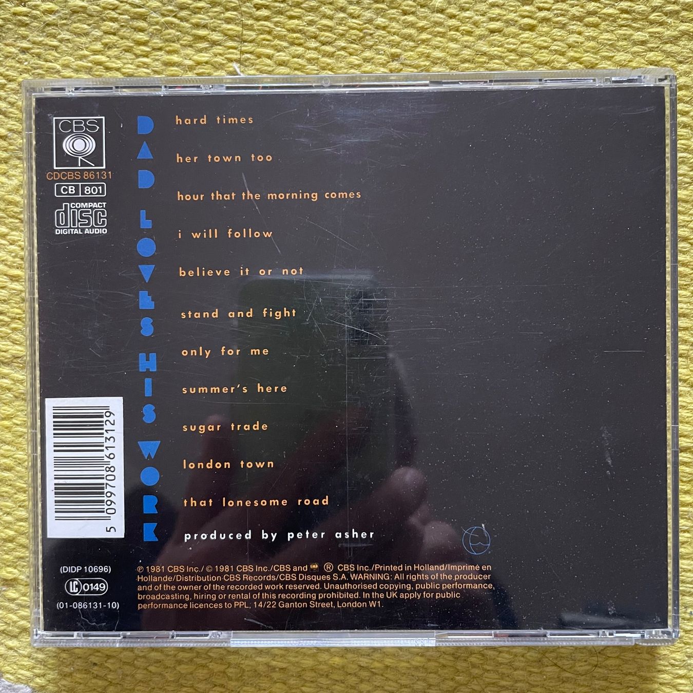CD: JAMES TAYLOR-DAD LOVES HIS WORK – Usato da Rorschacherberg venduto da CD-Roli 1