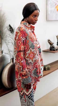 HERZENSANGELEGENHEIT Seidenbluse bunt Gr. 38 - NP CHF 329.00