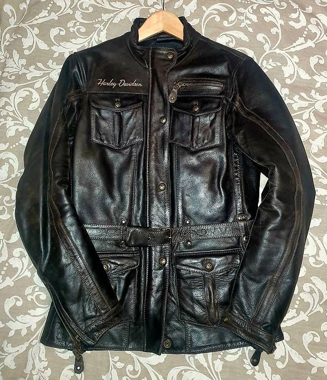 Giacche: Giacca Harley Davidson, pelle di bufalo. – Usato da Locarno venduto da Eva2024