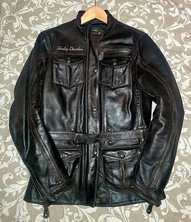 Giacca Harley Davidson, pelle di bufalo.