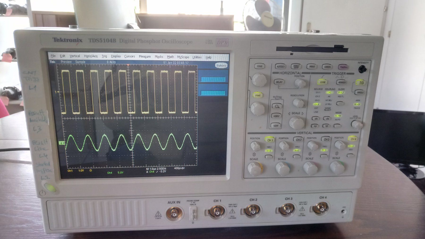 Messen: Tektronix TDS5104B Oscilloscope, Nr. 22b – Gebraucht aus Kottwil von Crazyrolf