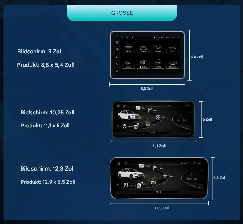 Lettore multimediale & Streamer: Audi Q3 2011–2018 GPS - Multimedia-System – Nuovo e nell'imballaggio originale da Chur venduto da P0WER 8