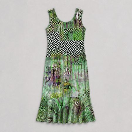 Sommerkleid, ärmellos UNO PIU  Gr. 40