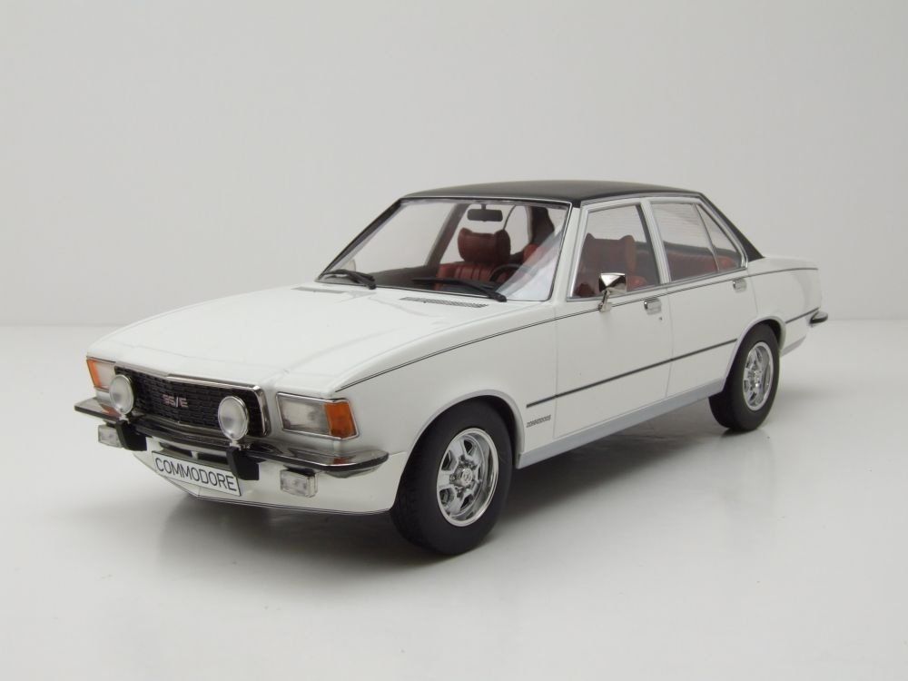 Opel Modellautos: Opel Commodore B GS/E Limousine 1972-1977 weiss / matt- – Neu und originalverpackt aus Gerlafingen von espero88