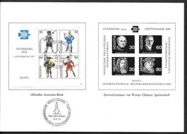 W50 Internaba-Block und Entwurfvariante Basel 13.6.1974