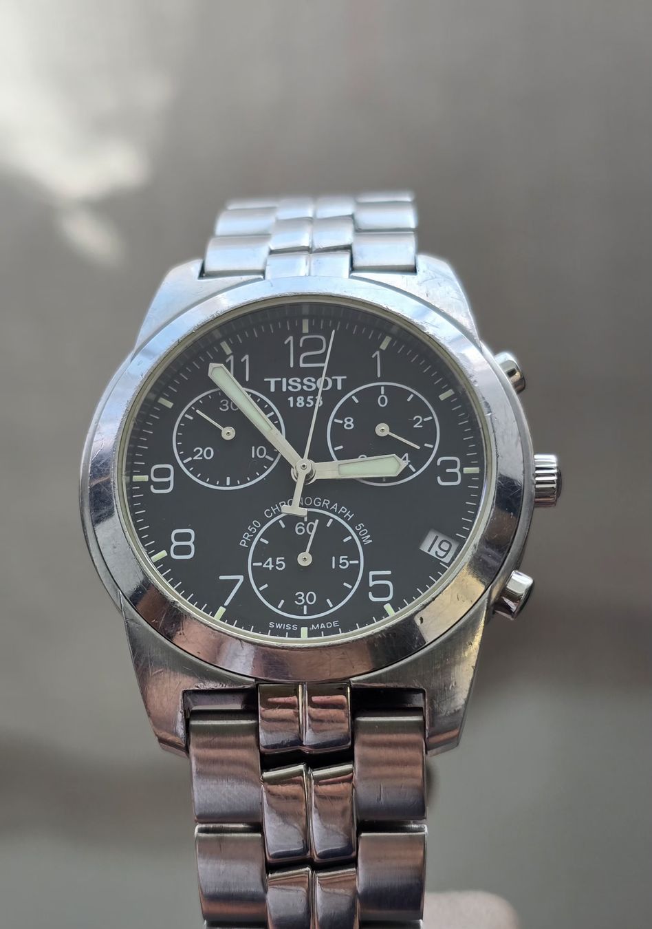 Tissot Uhren: Tissot PR50 Chronograph 38,1mm – Gebraucht aus Minusio von AGSuhren 1