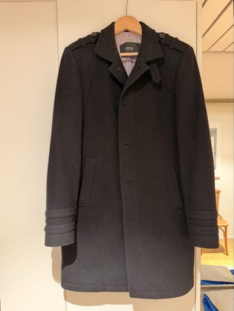 ESPRIT Herren Mantel Schwarz Grösse 48