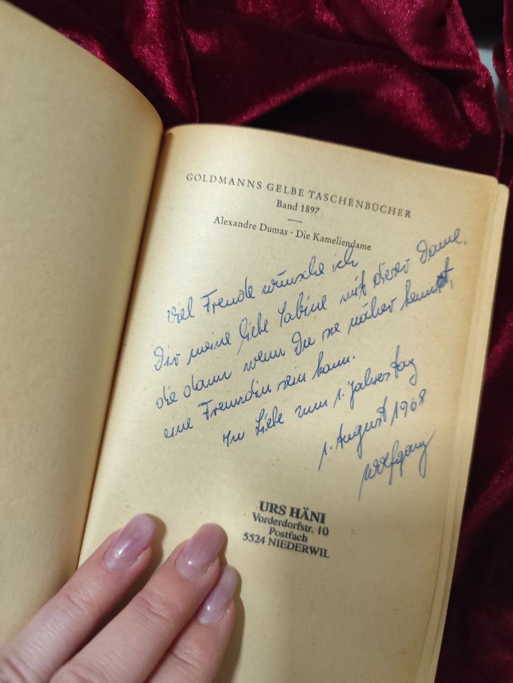Bücher: Rare Alexandre Dumas "Die Kameliendame" Pocket Book! – Gebraucht aus Mägenwil von VintageGirly 5