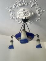 Französische deckenleuchte Art Deco blau/weiss