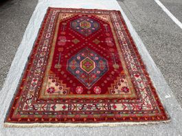 Xinjang (Sinkiang) Antiker Teppich Ostturkestan 260x168cm