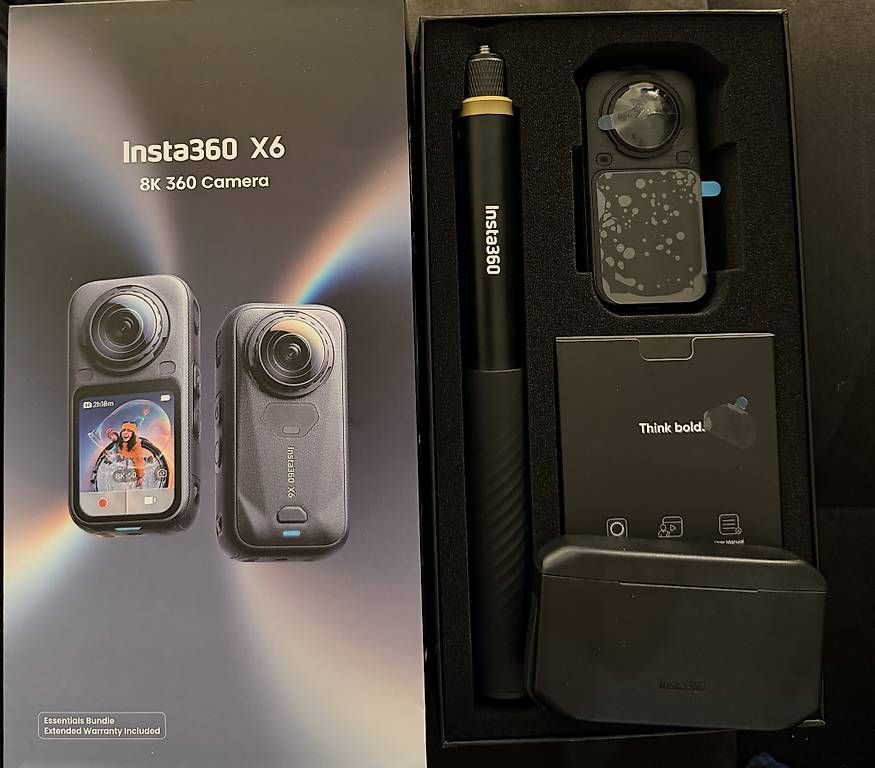 Insta360 Action Cam: Die neue Top-Actioncam "Insta360 X6, Essentials Bundle" – Nuovo e nell'imballaggio originale da Thun venduto da Jcd5